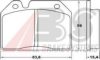 PEUGE 425014 Brake Pad Set, disc brake
